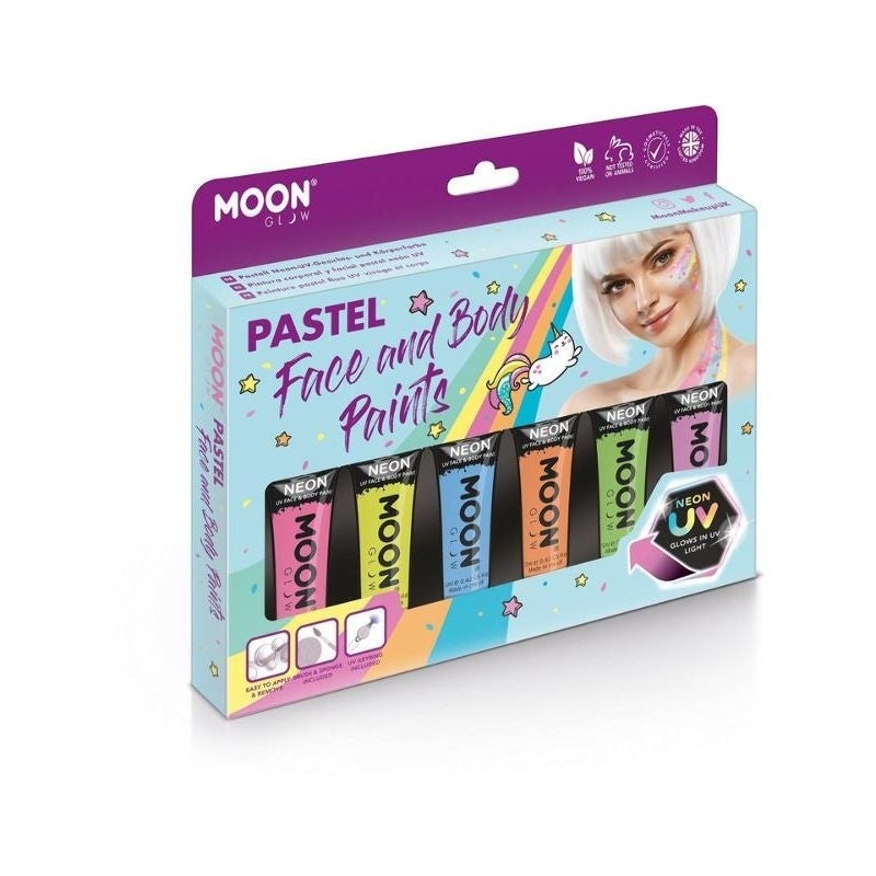 Moon Glow Pastel Neon UV Face Paint Boxset Assorted_1 sm-M5373