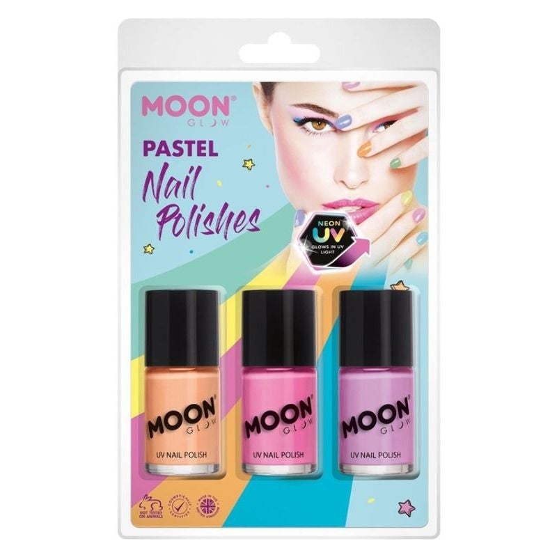 Moon Glow Pastel Neon UV Nail Polish 3 Colour Pack_2 sm-M38217