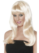 Mystique Wig Long Blonde with Fringe 1