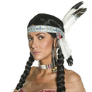 Native American Inspired Wig Adult Black_1 sm-42042