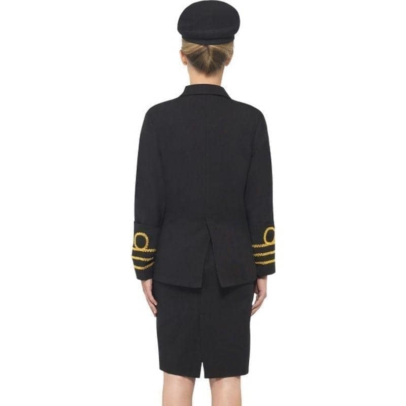 Navy Officer Costume Adult Black_2 sm-38819L