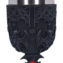 Vampires Goblet Gothic Horror Bat Wine Glass 18.8cm 5