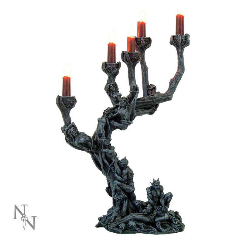 Hells Demon Torture Candelabra Candle Holder 45cm Demons