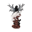 Isabelle 57cm Dark Fairy and White Dragon Figurine 4