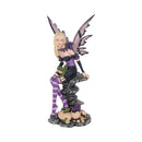 Amethyst and Hatchlings 255cm Purple Fairy Baby Dragon Figurine 25.5cm