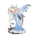 Comfort 215cm Ice Fairy and White Unicorn Figurine 21.5cm