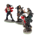 One Hell of a Band Figurine Set of 4 Drummer Bassist Guitarist Vocalist Ornaments 10cm 2