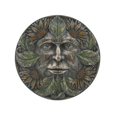 Bronzed Midsummer Tree Spirit Wall Plaque 14.5cm