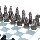 Raised Fantasy Vampire Werewolf Chess Set With Corner Towers 43cm 6