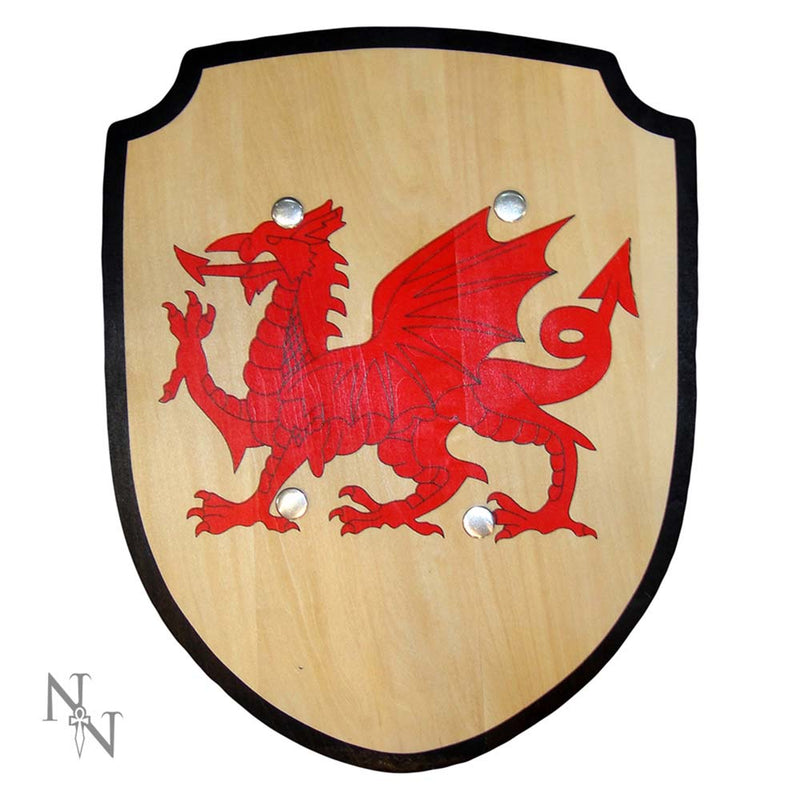 Welsh Wooden Toy Shield 34cm