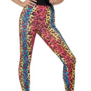 Neon Leopard Print Leggings Adult Multi_1 sm-26673