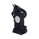 Duelling Dragons Clock Dragon Ivy Mantel 26cm