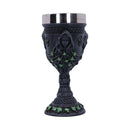 Mother Maiden and Crone Chalice Bronze Triple Goddess Wine Glass 21cm