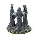 Pagan Magik Circle Triple Moon Oil Burner 16cm 4
