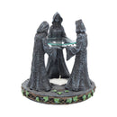 Pagan Magik Circle Triple Moon Oil Burner 16cm 5