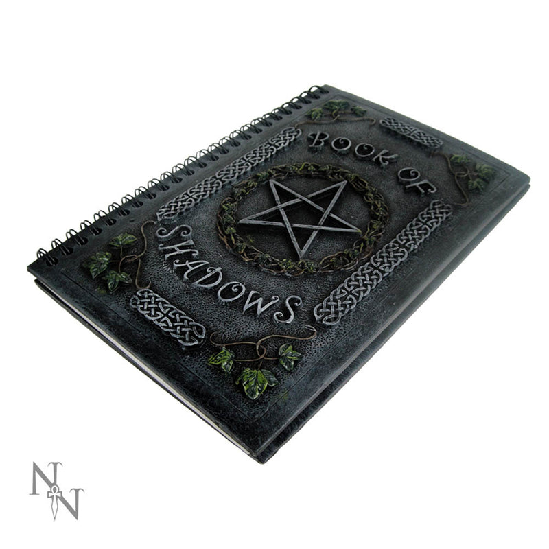 Ivy Book Of Shadows Journal With Pentagram Resin Cover 22cm