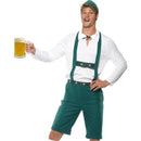 Oktoberfest Costume Adult Green White_1 sm-39497L