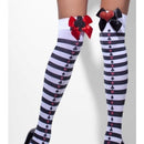 Opaque Hold Ups Adult Black White_1 sm-42708