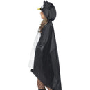 Penguin Party Poncho Adult Black White_4 