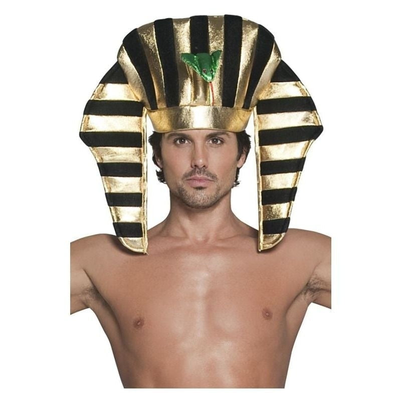 Pharaoh Headpiece Adult Black Gold_2 