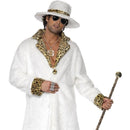 Pimp Costume White and Leopard Skin Adult Gold_1 sm-38135M