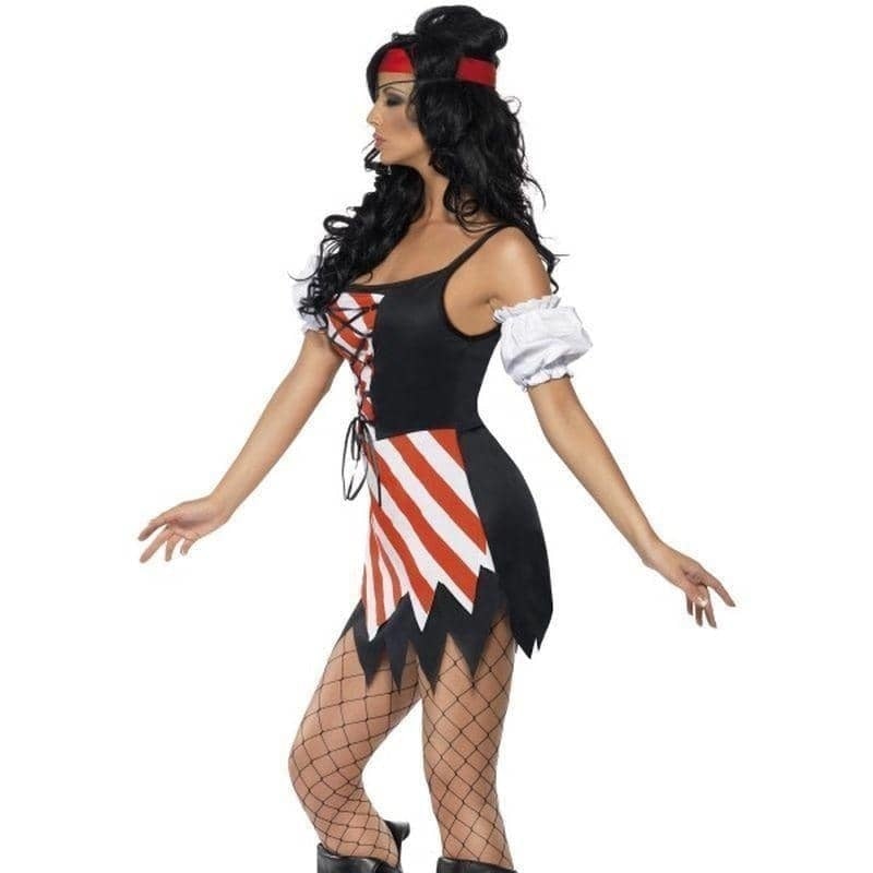 Pirate Costume Adult Red White_4 