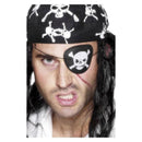 Pirate Eyepatch Adult Black White_2 