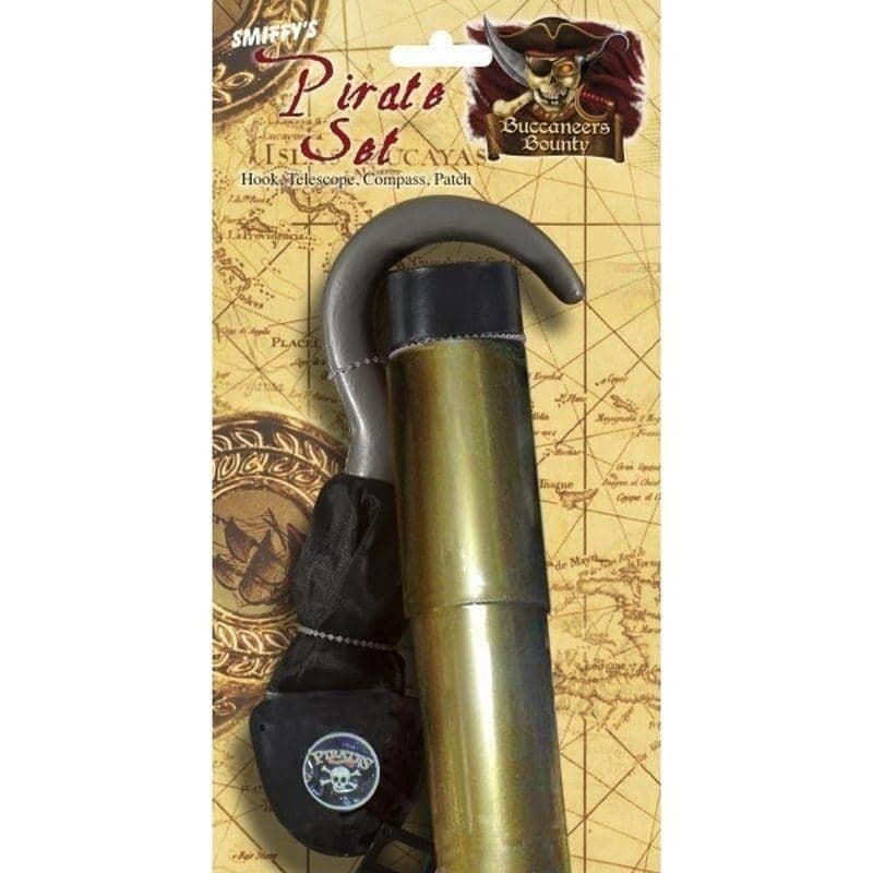 Pirate Set With Hook Adult Brown_1 sm-21169