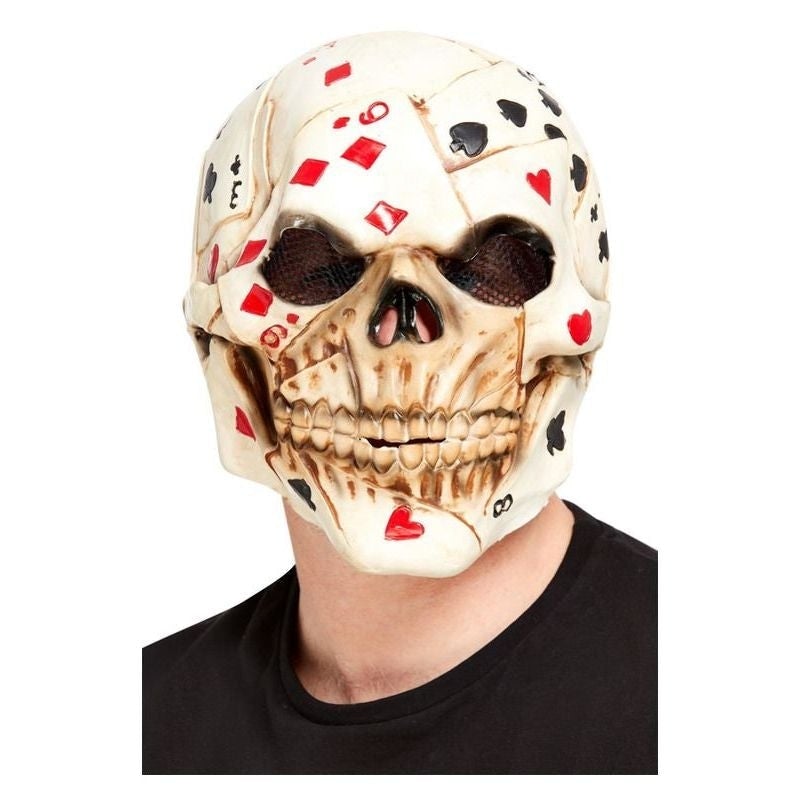 Poker Face Skull Overhead Mask Latex_1 sm-68008