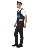 Policeman Costume Instant Kit Adult Black 2