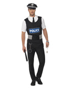 Policeman Costume Instant Kit Adult Black 1