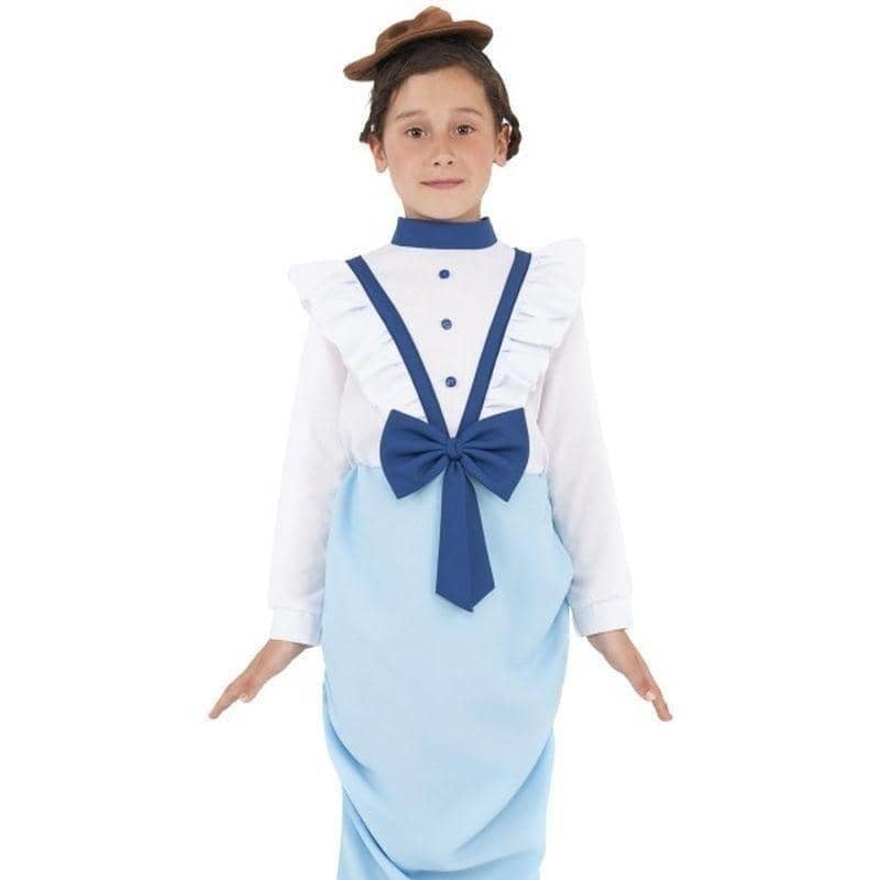Posh Victorian Costume Kids Blue White_1 sm-38638L