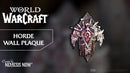 World of Warcraft Horde Wall Plaque 30cm Gaming Display 11