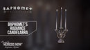 Baphomets Radiance Candelabra with LED Candles 46cm 10