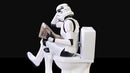 Original Stormtrooper Pooper Trooper on a Toilet Figurine 14cm 10