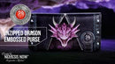 Unzipped Dragon Embossed Purse by Anne Stokes 18.5cm 8