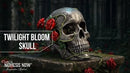 Twilight Bloom Gothic Skull Figurine 15.6cm 9