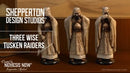 Three Wise Tusken Raiders 14.3cm Resin Statues 10