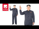 Korean Dictator Costume Adult Grey Jumpsuit