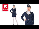 Airways Attendant Air Hostess Costume Adult Blue 6