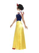 Princess Snow Costume Adult Yellow and Blue Dress White Collar and Red Headband
