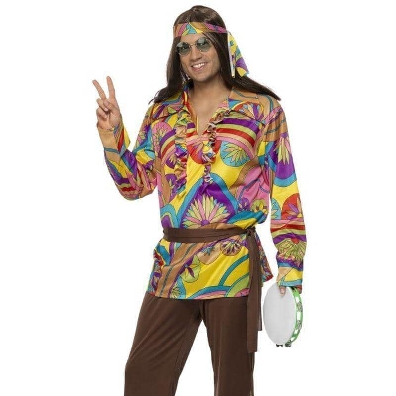 Psychedelic Hippie Man Costume Adult_1 sm-32032L