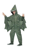 Pterodactyl Dinosaur Costume Kids Green All In One