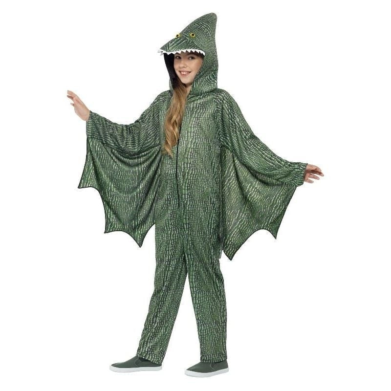 Pterodactyl Dinosaur Costume Kids Green_2 sm-45282M