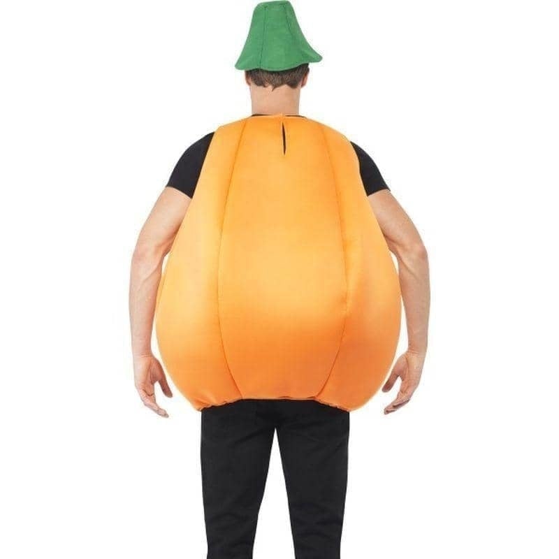 Pumpkin Costume Adult Orange Green_3 