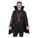 PVC Vampire Cape Adult Black_2 