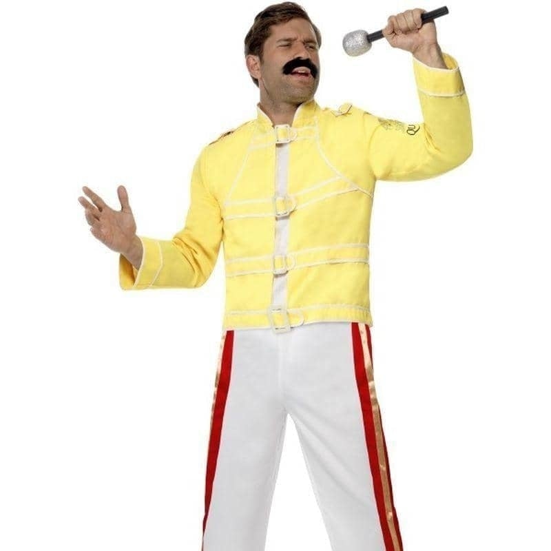 Queen Freddie Mercury Costume Adult Yellow_1 sm-48299l