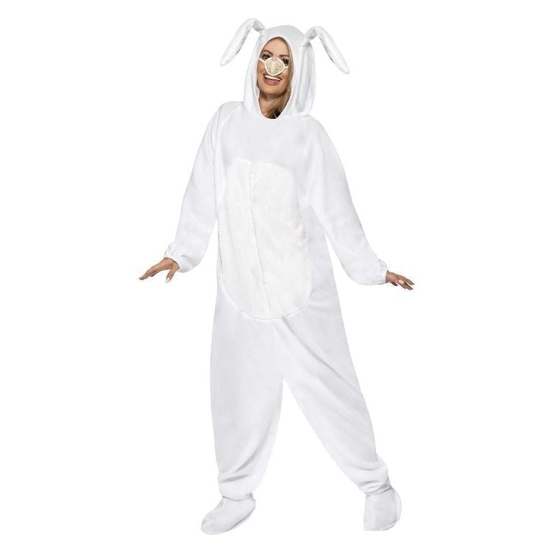 Rabbit Costume Adult White_3 
