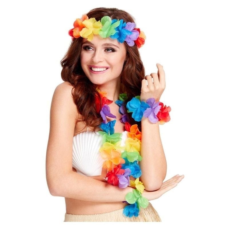 Rainbow Hawaiian Set Adult Multi_2 
