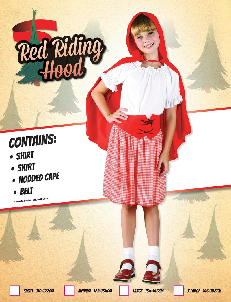 Red Riding Hood Girls Costume_1 CC459X